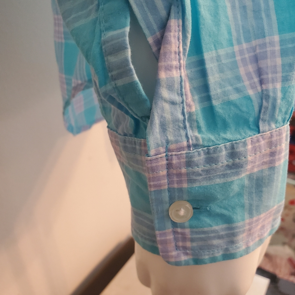 Gap Women's Button Down Patterned Shirt - image 4